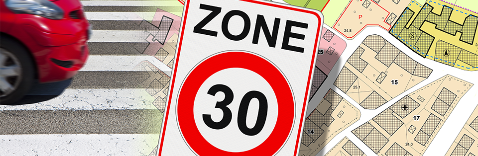 panneau zone 30 en ville